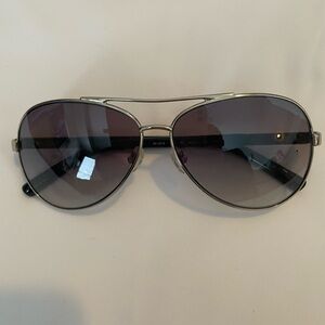Armani Exchange Silver Aviator Sunglasses